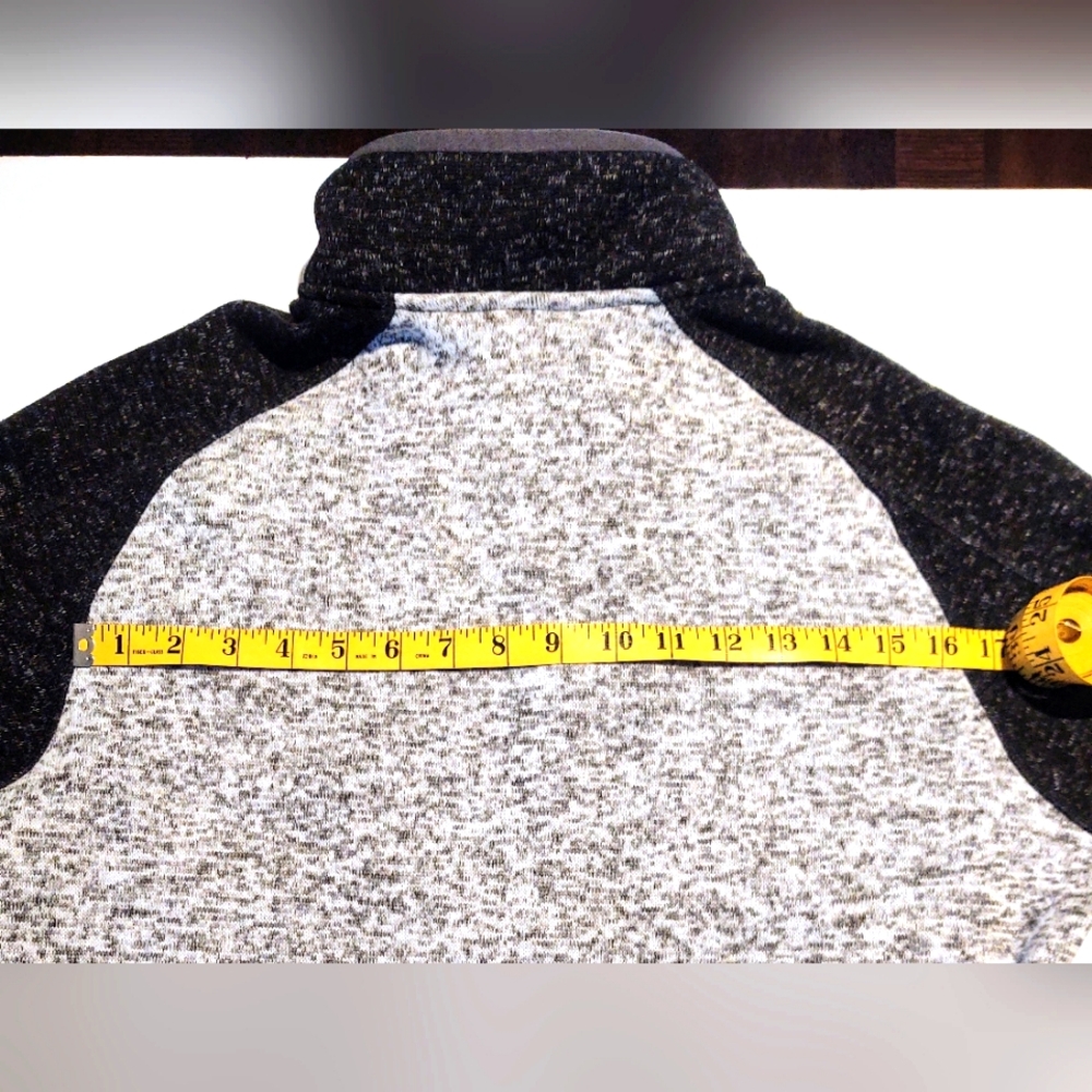 Glock 1/4 Zip Fleece Pullover Mens S Blk/Grey - Picture 5 of 11